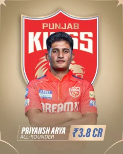 Priyansh Arya Ipl Auction